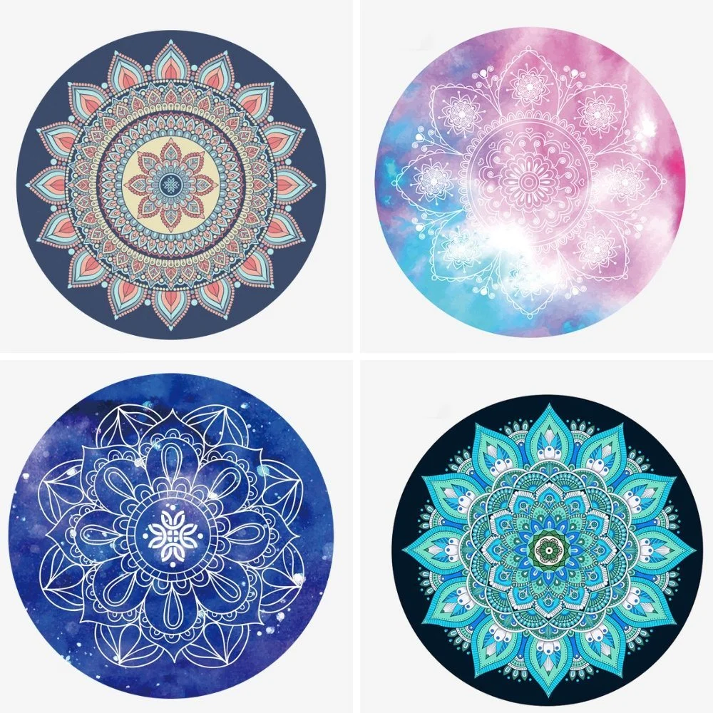 Picnic Rugs 70 Inch Circle Round Table Cloth/Yoga Mat Meditation Wyz23488