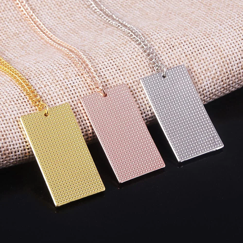 Anime Hot Selling Gold Silver Plated High Quality Fashion Design China Factory Made Pendant Demon Slayer Metal Souvenir Necklace