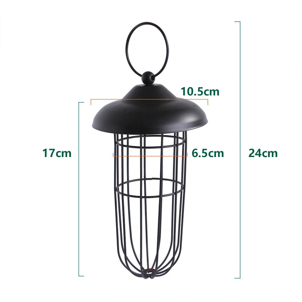 Bird Feeder Outdoor Hanging Squirrel-Proof Wild Bird Peanut Seed Nut Standing Feeder Station for Garden Yard Decoration Wbb17409